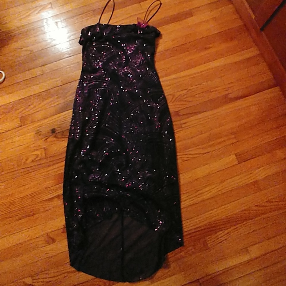 NWOT Amy Buyer Too Sparkly Spaghetti Dress